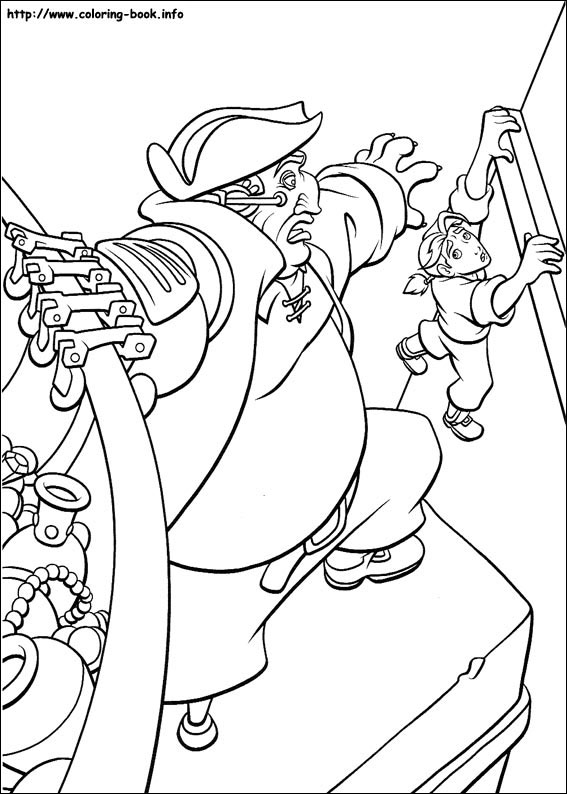 Treasure Planet coloring picture